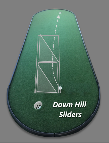 breaks and undulations downhill slider