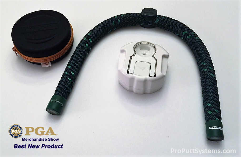 Automatic ball return: Robo Cup, featuring the CaddyCord
